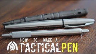 How to Make a TACTICAL PEN [upl. by Hairym553]