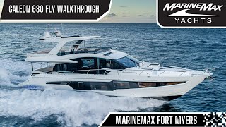 Galeon 680 FLY Full Walkthrough l MarineMax Fort Myers [upl. by Veta919]