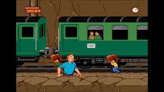 Tintin in Tibet Gameplay Mega Drive Europe [upl. by Etteyniv]