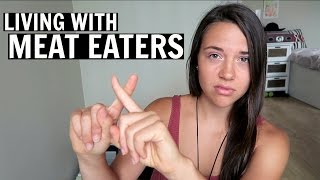 Living with MEAT EATERS  My Thoughts as a Vegan [upl. by Lennie]