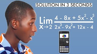 LIMITS CALCULATOR TRICK Casio fxCG50 graphing calculator Tutorial  A Level Maths Trick [upl. by Ahseel]