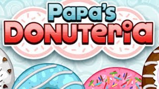 Papas Donuteria Walkthrough [upl. by Ayekin]