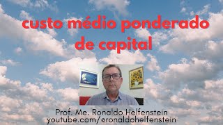 Custo médio ponderado de capital e benefício fiscal da dívida [upl. by Burkhard]