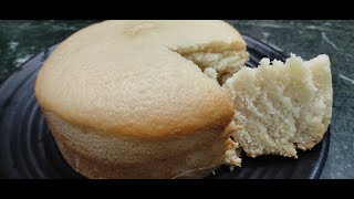 Fluffy Sponge Cake  Christmas Special  No Oven Egg Less Fluffy Vanilla Cake   Didun er recipe [upl. by Fergus103]