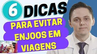 6 dicas para evitar enjoos em viagens l Dr Renato Ponte [upl. by Erica]