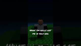 What 4m rolls got me in sols rng solsrng roblox robloxedit [upl. by Oirrad]