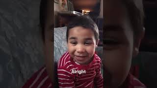 Sweet Little Boy Sings dont you worry bout a thing viral tik tok video funny kid singing [upl. by Clarisa]