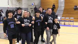 Sayreville Bombers Basketball Senior Night February 2 2024 [upl. by Scott]