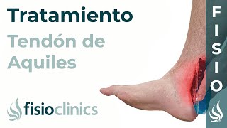 Tratamiento para la tendinitis de Aquiles o inflamación del tendón de Aquiles  FisioClinics Palma [upl. by Robena669]