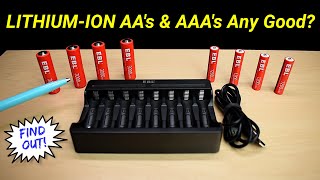 EBL LithiumIon AA amp AAA Batteries Any Good Find Out [upl. by Rratsal]