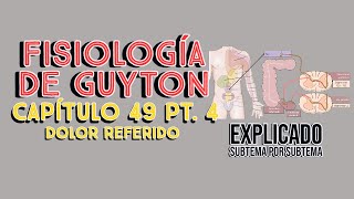 CAP 49 46 Dolor referido dolor visceral y dolor parietal l Fisiología de Guyton [upl. by Fionna]