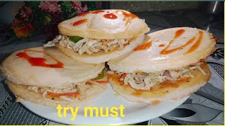 New Shwarma Sandwich With Pita Bread Recipe Mini Party Ke liye Kuch Naya Jo Ho Sabhi Ko Pasand [upl. by Huba35]