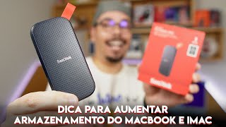 COMO AUMENTAR ARMAZENAMENTO DO MACBOOK E IMAC DICA PARA NÃO FICAR SEM ESPAÇO NO MAC [upl. by Llerrud]