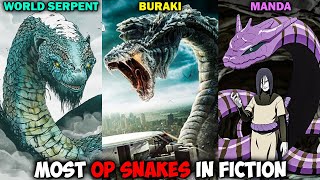 Top 7 Most Powerful Snakes in Fiction தமிழில்  Savage Point [upl. by Aneekat455]