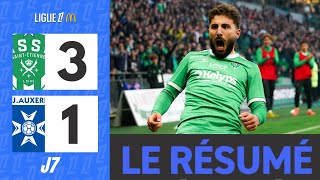 Saint Etienne  Auxerre  31  Le Résumé  Ligue 1 202425 [upl. by Thurstan387]