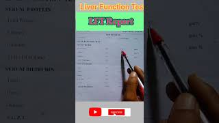 LFT Report  Liver Function Test  Liver Function Test normal range shorts viral lab labrador [upl. by Lehmann]