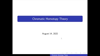 Chromatic homotopy theory  Jacob Lurie [upl. by Anairo]