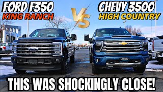 2024 Ford F350 King Ranch VS Chevy Silverado 3500 High Country This May Change Your Perspective… [upl. by Brouwer34]