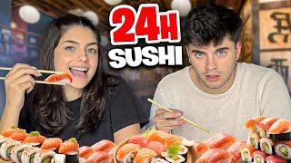 🍣MANGIAMO PER 24 ORE SOLO SUSHI [upl. by Imhskal285]