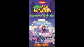 Opening To AAAHH Real Monsters Monsters Night Out 1997 VHS [upl. by Jermyn360]