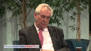 Miloš Zeman na VŠE  dotaz proč je německý národ bohatší  prezidentskedebatycz [upl. by Nitnerb399]