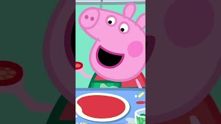 Smiley Pizza Faces 🍕 shorts peppapig [upl. by Ojahtnamas854]