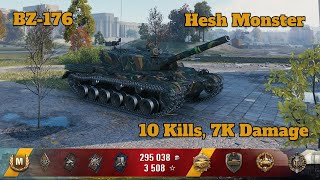 BZ176  7K Damage 10 Kills Ace tanker  World of Tanks [upl. by Nottirb521]