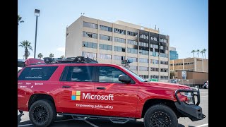 Microsoft in Public Safety Demo with San Bernardino County Fire Department and 3AM Innovations [upl. by Aymer]