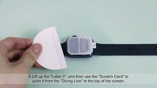 Installation Video for Apple Watch Screen Protector [upl. by Leveroni]