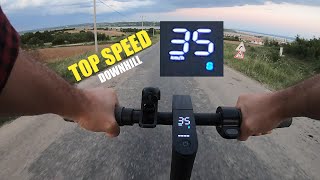 Xiaomi Mi 1S Electric Scooter TOP SPEED Environment Sound Only 4K [upl. by Illib823]