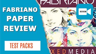 Which Artists Paper to Buy Fabriano Paper Test Packs [upl. by Naik]