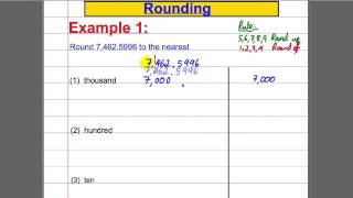 Rounding numbers [upl. by Eelyr]