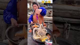 Strange Seafood Blue Shrimp Strange Food Chinese Food Eating Show shorts tranding viral food [upl. by Konikow]