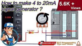 How to make 4 to 20 mA signal generator [upl. by Aicilegna114]