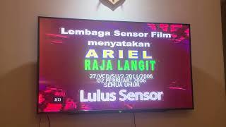 Opening to Ariel amp Raja Langit 2006 VCD [upl. by Sheryl]