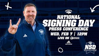 Nevada Football Jeff Choate 2024 Signing Day Press Conference [upl. by Aicemed42]