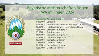 Bayerische Meisterschaft Bogen WA im Freien 2024 Sa 277  Recurve [upl. by Vernice]