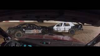 Trailways Speedway Big car demolition derby 37 incar footage [upl. by Mali]