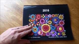 COLORING CALENDAR 2016 [upl. by Rudin]