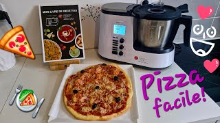 Pizzas faciles et économiques au monsieur cuisine plus [upl. by Massey481]