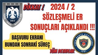 SÖZLEŞMELİ ER SONUÇLARI AÇIKLANDI  ✅  SONUÇ EKRANI  ✅ BUNDAN SONRAKİ SÜREÇ  TÜM DETAYLAR ✅ [upl. by Eninnaej394]