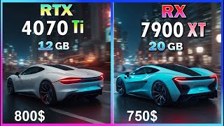 RX 7900 XT vs RTX 4070 Ti comparison in 50 games at 4K [upl. by Amanda]