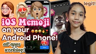 iOS Memojis GET IOS MEMOJI ON YOUR ANDROID PHONE working all apps LOVELY UMALI [upl. by Rosmunda]