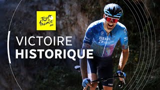 Cyclisme  victoire historique de Hugo Houle au Tour de France [upl. by Anilrahc706]