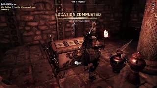 Assassins Creed Odyssey Ancient Stele  Tomb of Polybotes Ability Point [upl. by Patty534]