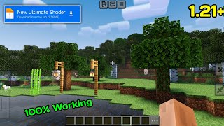 New RTX Shader For Minecraft PE 121  Best Shader For Minecraft PE 121  Low End Device  2 GB [upl. by Aynos838]