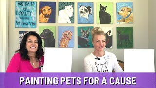 Painting Pets for a Cause  Community Hospice and Palliative Care [upl. by Flodnar379]