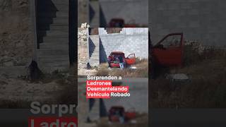 Sorprenden a ladrones desmantelando vehículo robado nmas shorts coahuila [upl. by Agatha596]