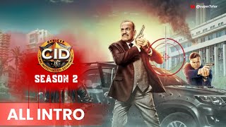 CID all intro  Part 1 full HD  cid season 2 official promo🥰🤯 [upl. by Iharas670]