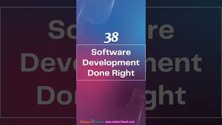 Software Development Done Right 38 AgileDevelopment ProfessionalCoding SoftwareExcellence [upl. by Tace]